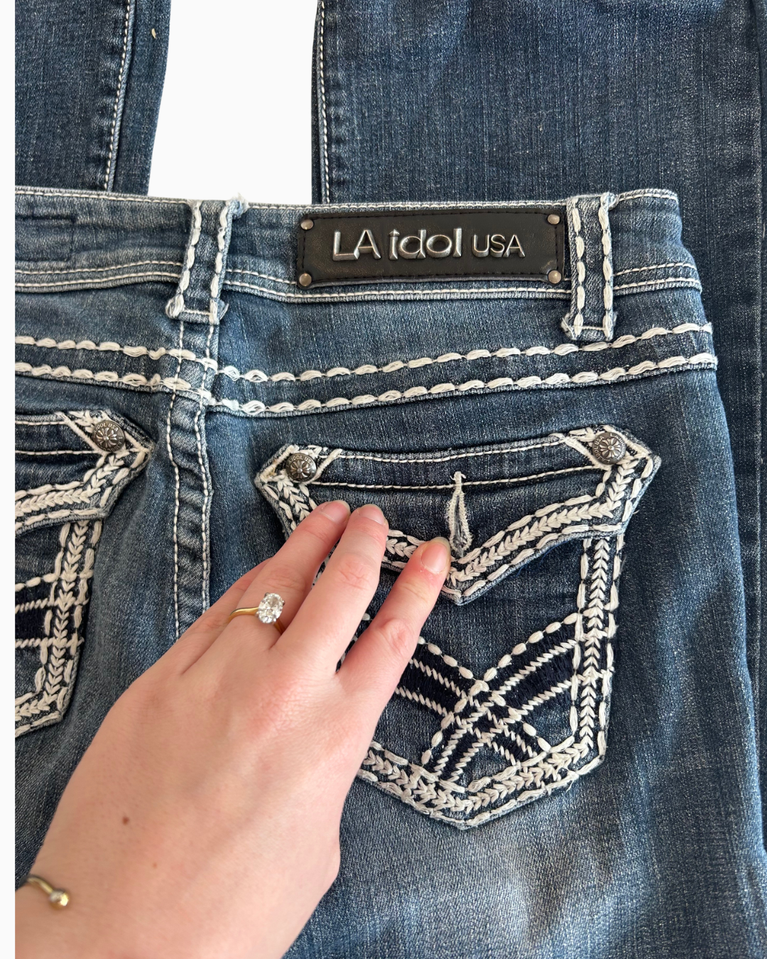 LA Idol USA Straight Leg Jeans | S |