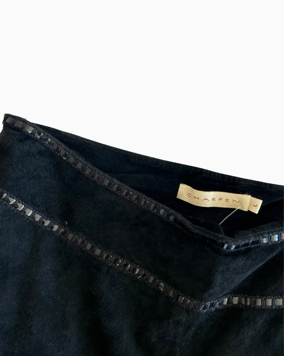 Insane Y2K Suade Flare Pant | L |