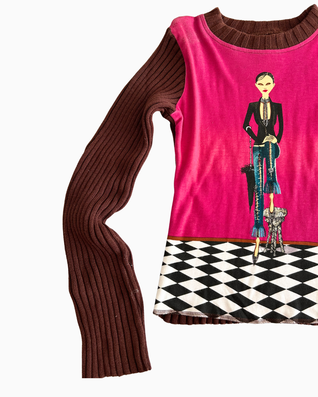 Vintage SaladGal Long Sleeve Knit | XS |