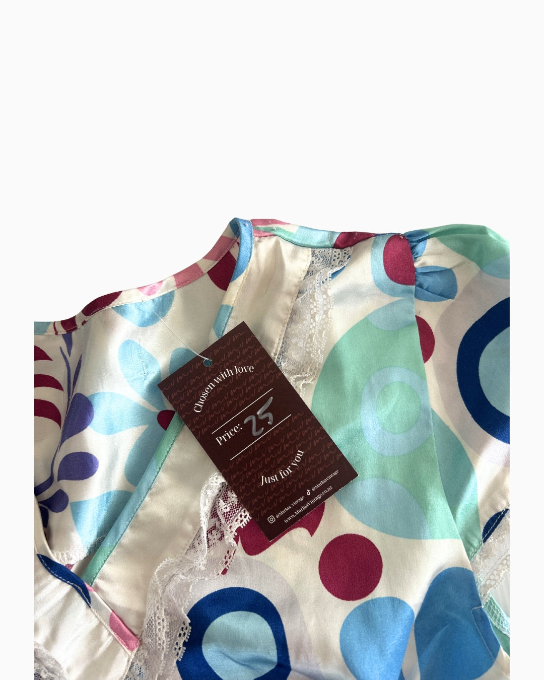 Cottage Core Short Sleeve Top | M |