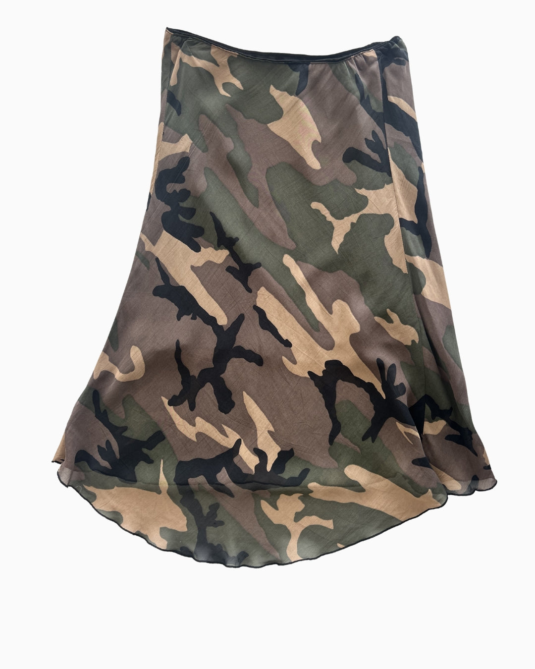HighLO Camo Midi Skirt | M |