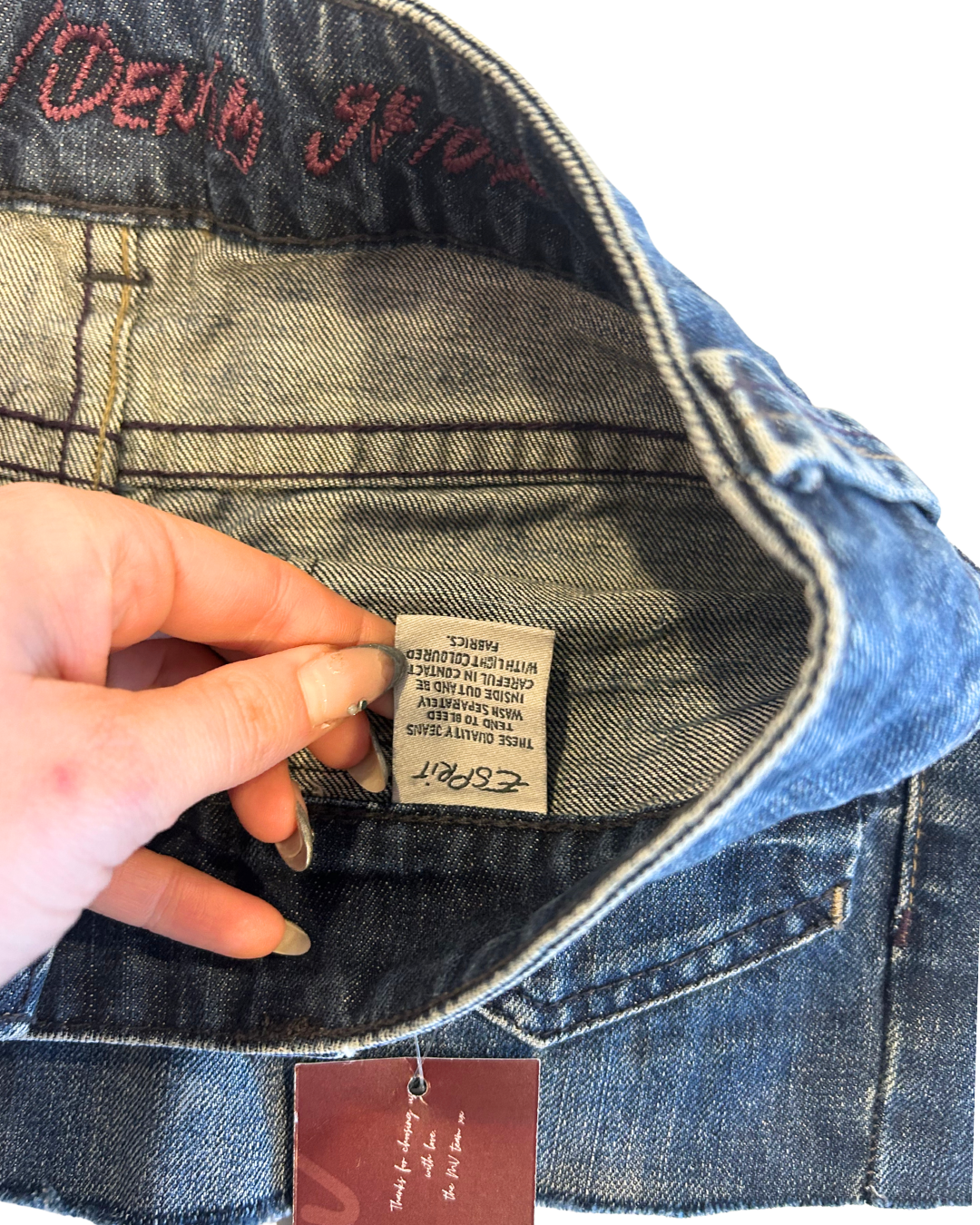 Reworked Esprit Micro Mini Skirt | Size 10 |