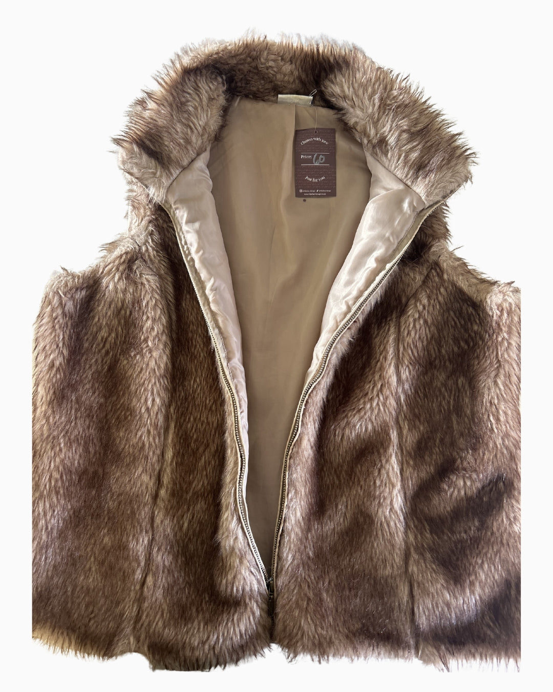 Faux Fur Vest | XL / XXL |