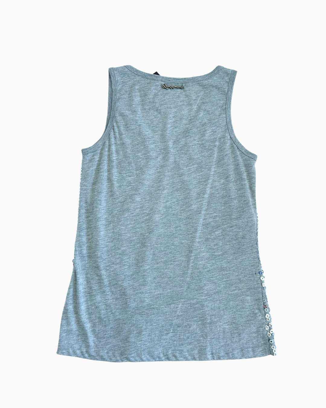 Sequin Golden Cut Tank | M |