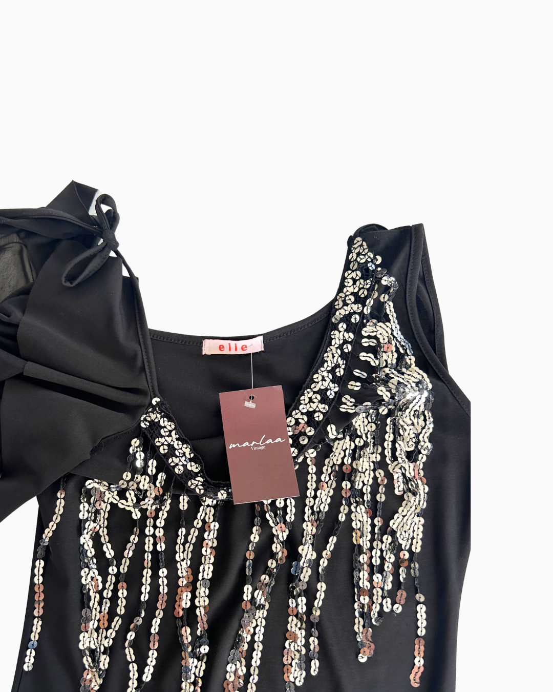 Sequin Fringe Tank | M |