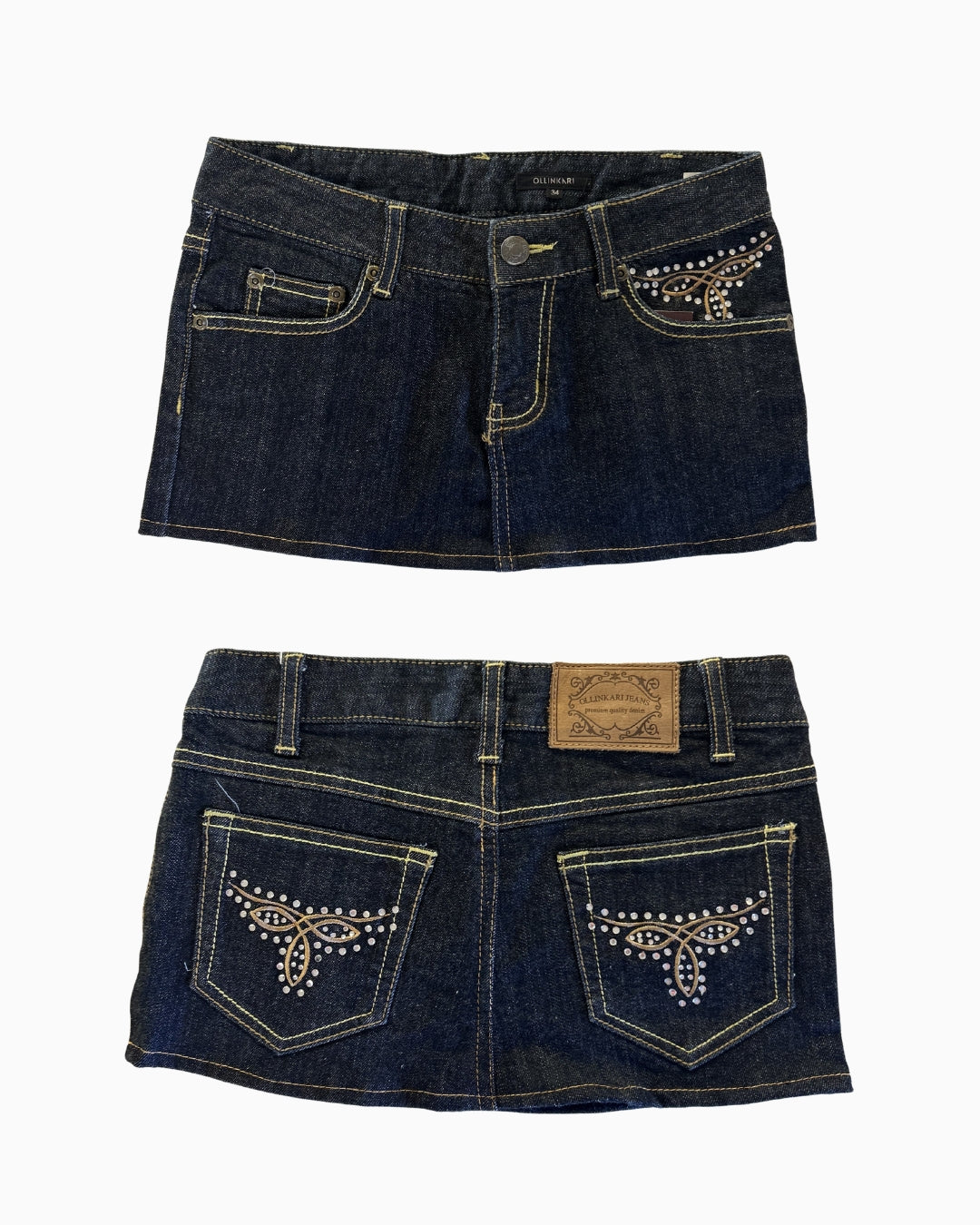 Mirco Mini Denim Skirt | 6 / 8 |