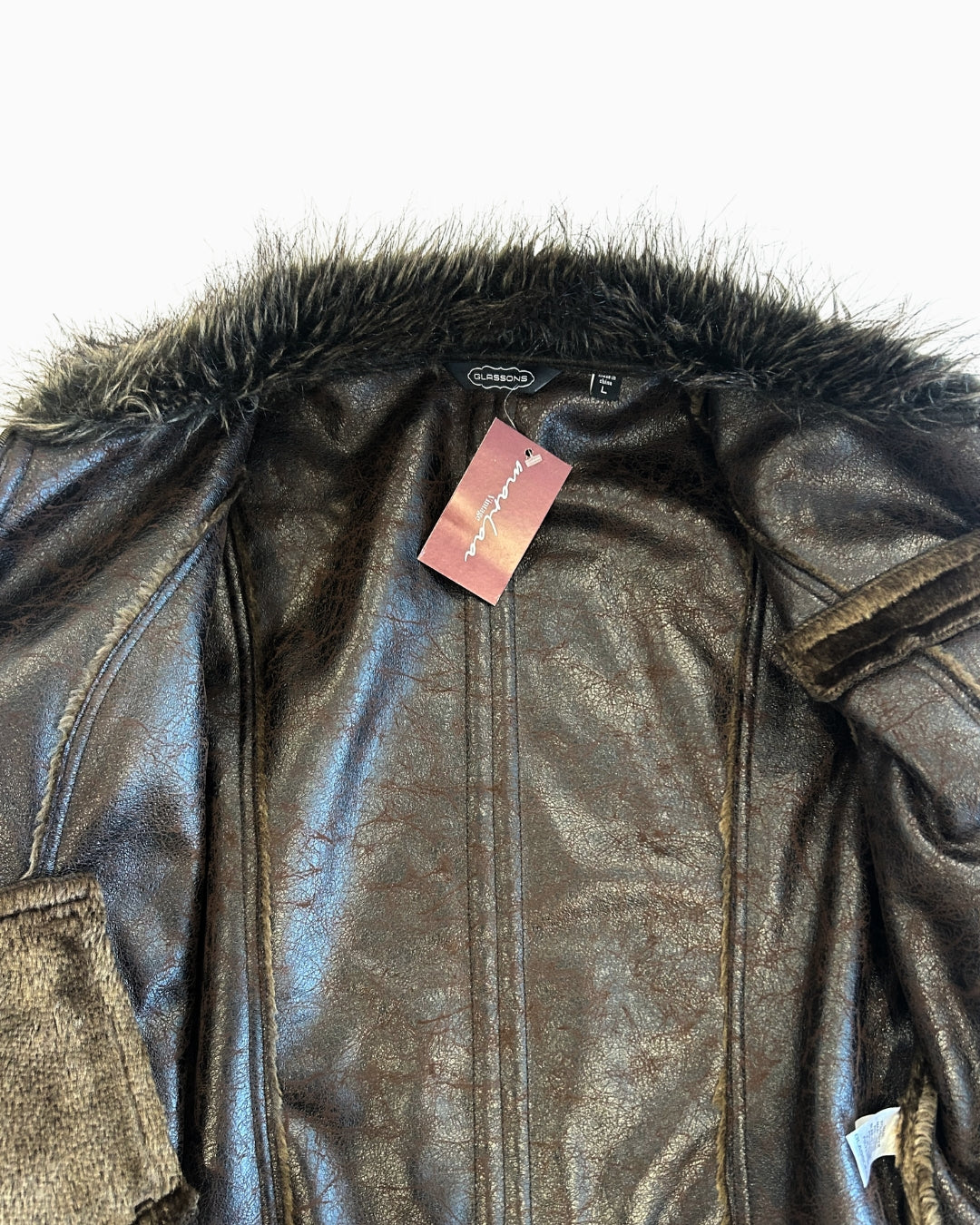 Vintage Glassons Faux Fur Jacket | L |