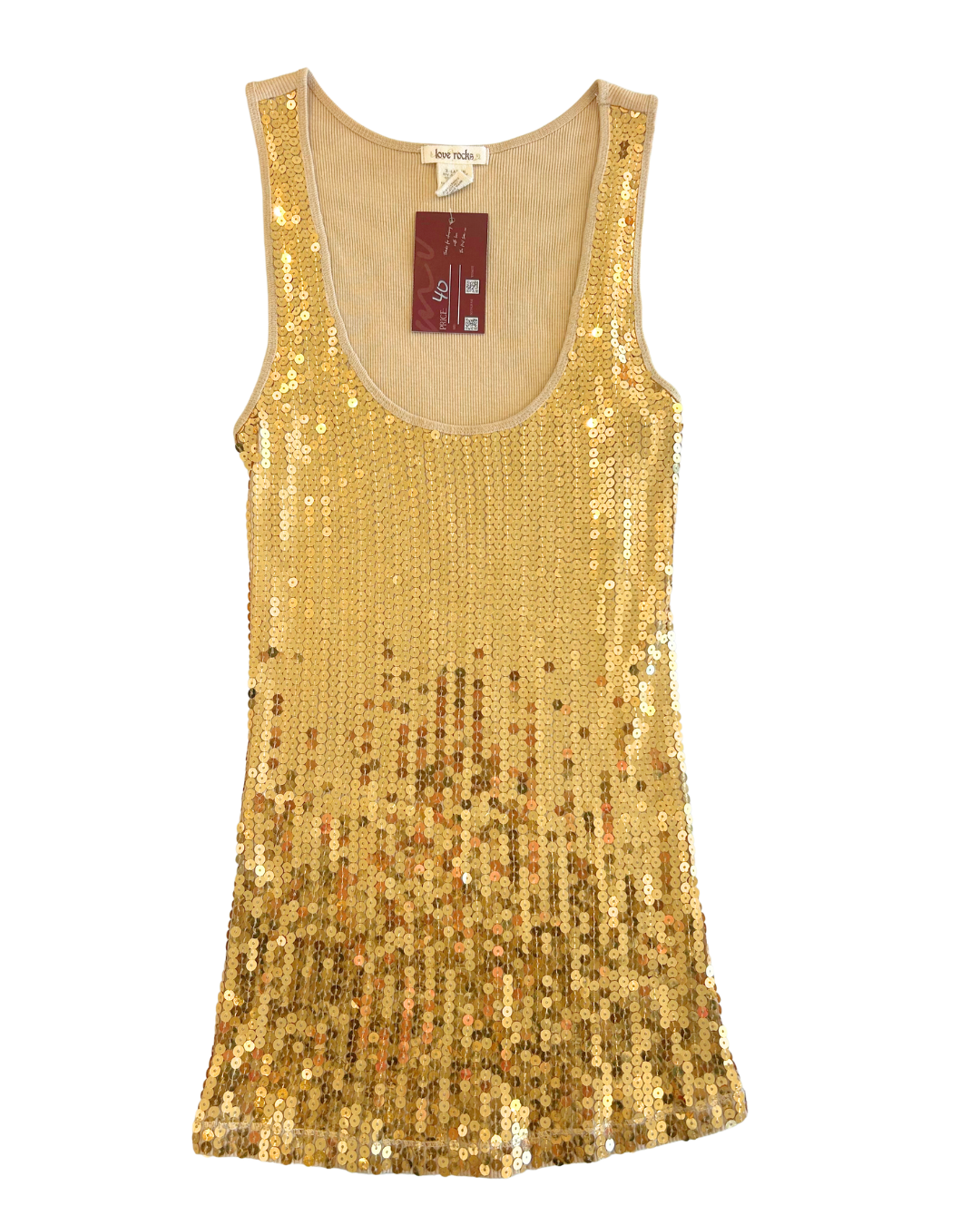 Love Rocks Sequin Tank | Size XL |