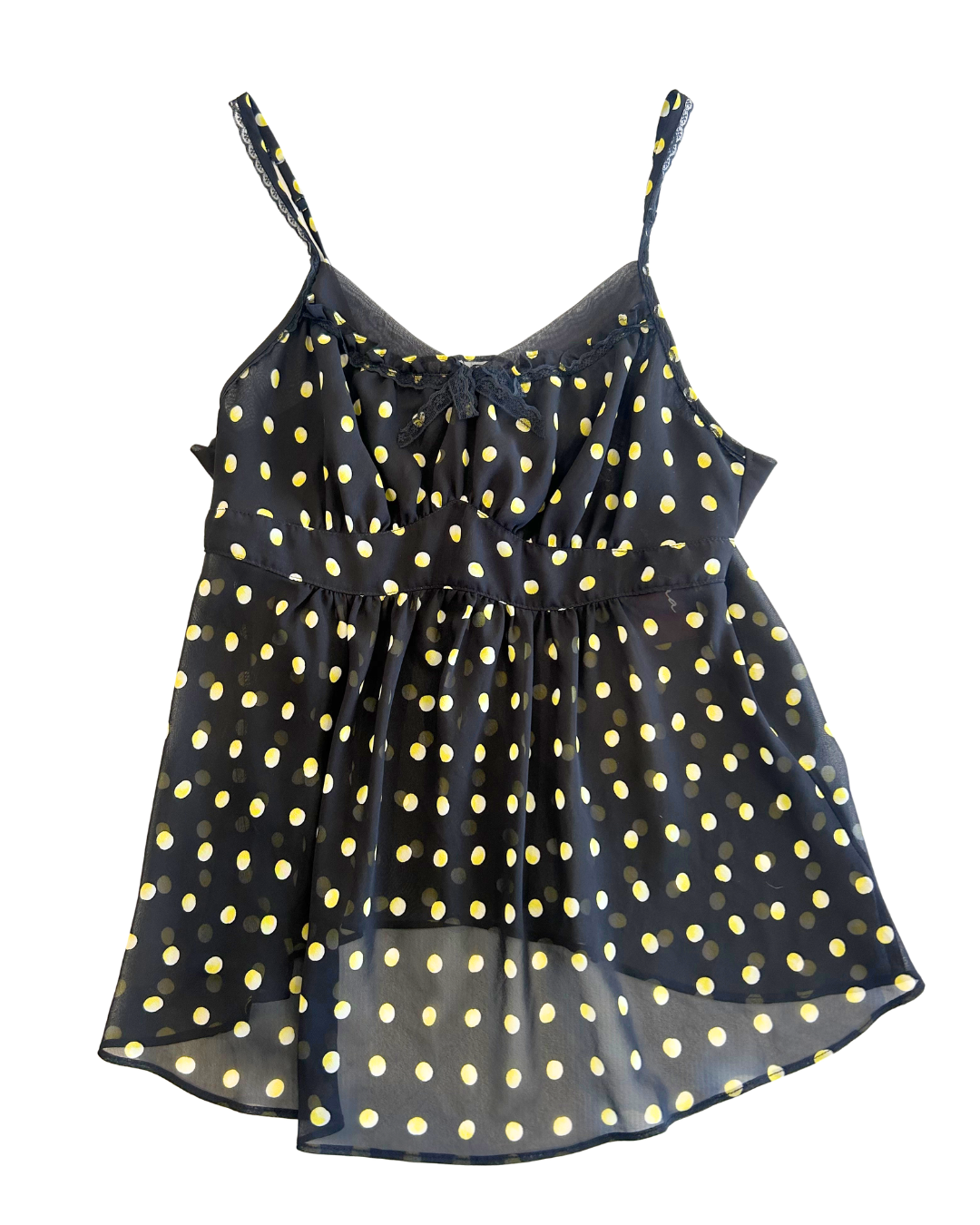Bra's N Thing's Sheer Polka Dot Cami | Size 14 |