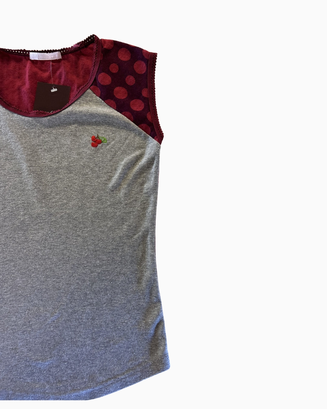 Cherry Dot Baby Tee | S / M |