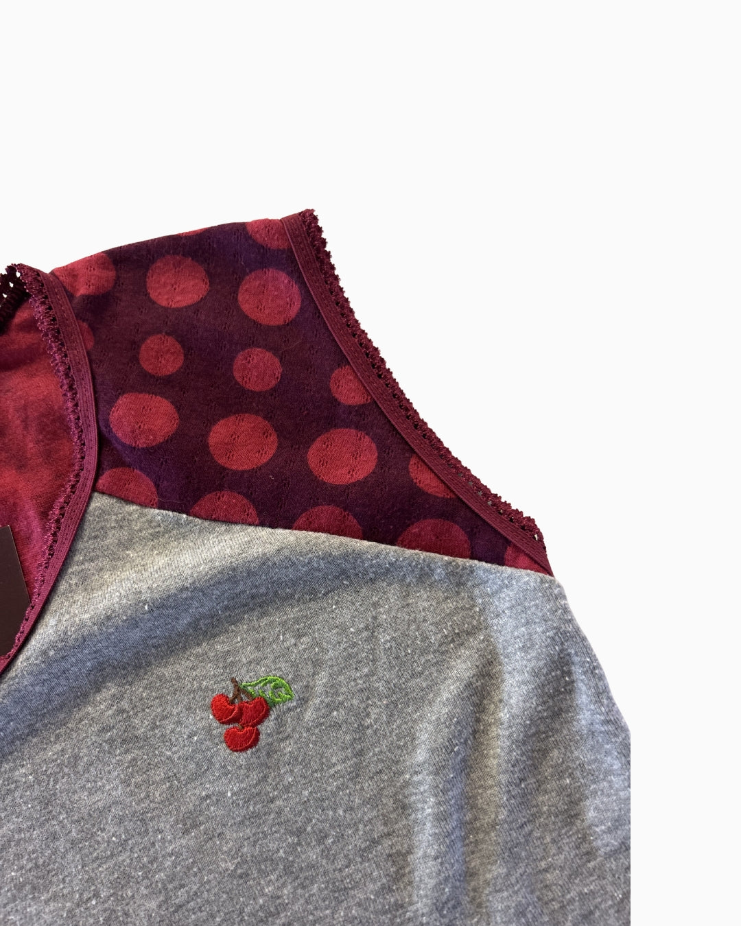 Cherry Dot Baby Tee | S / M |