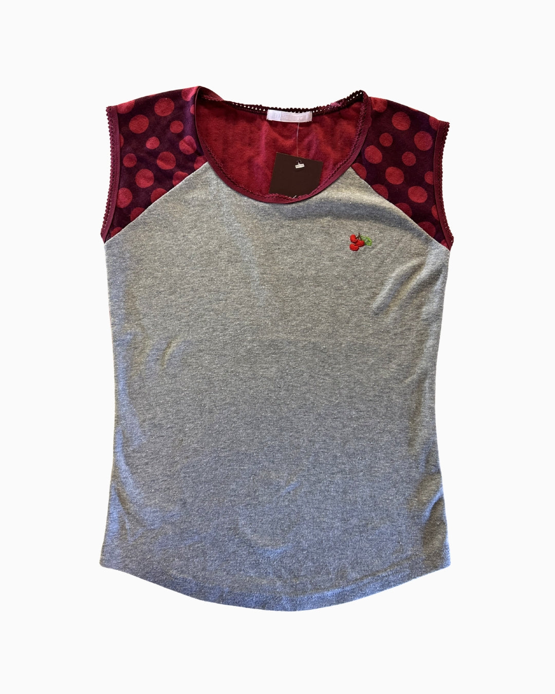 Cherry Dot Baby Tee | S / M |