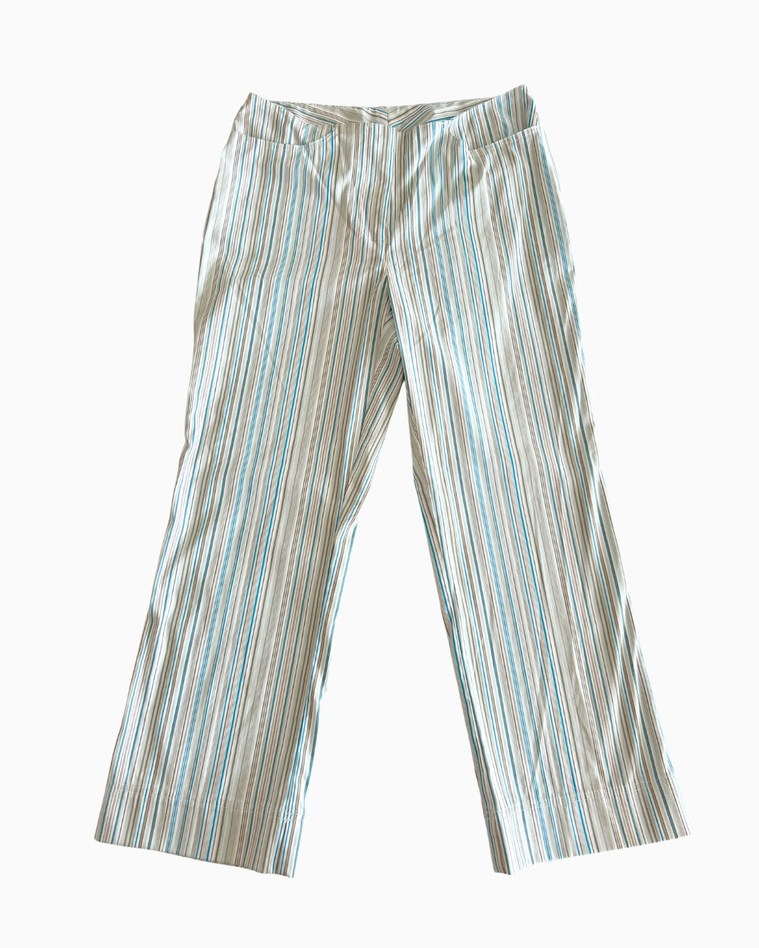 Petite Stripe Capre Pant | XS |