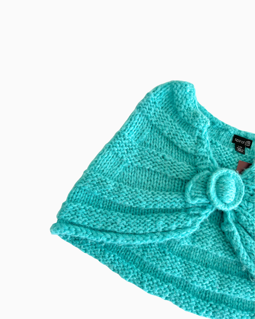 Vintage Spiral Poncho | M - L |