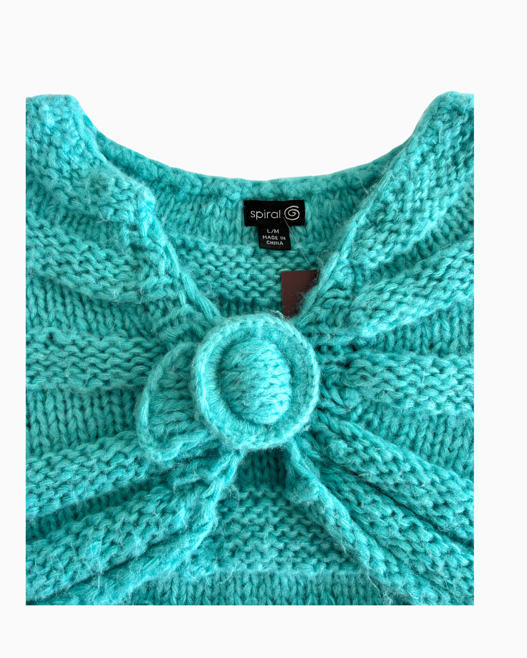 Vintage Spiral Poncho | M - L |