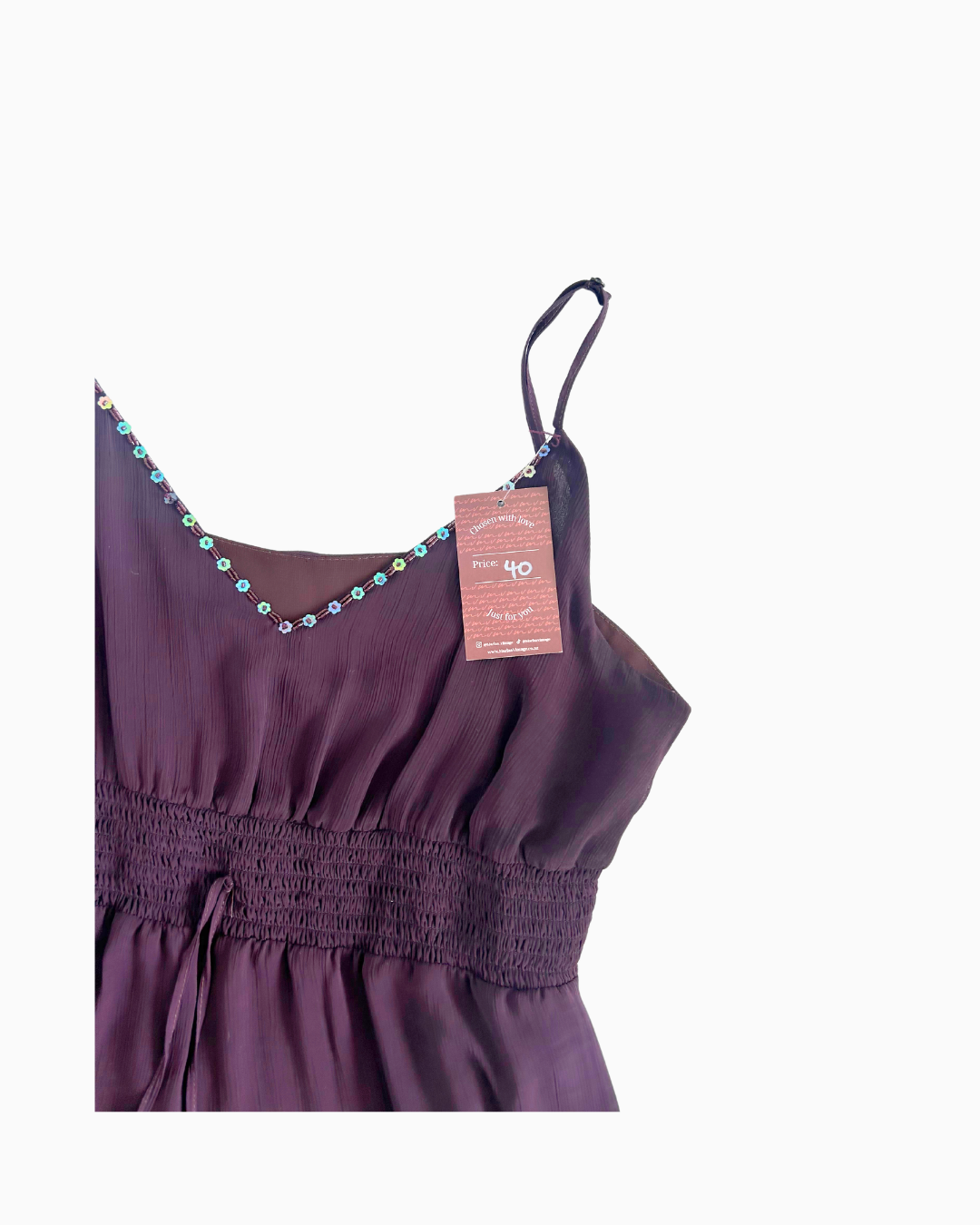 Beaded Floral Cami