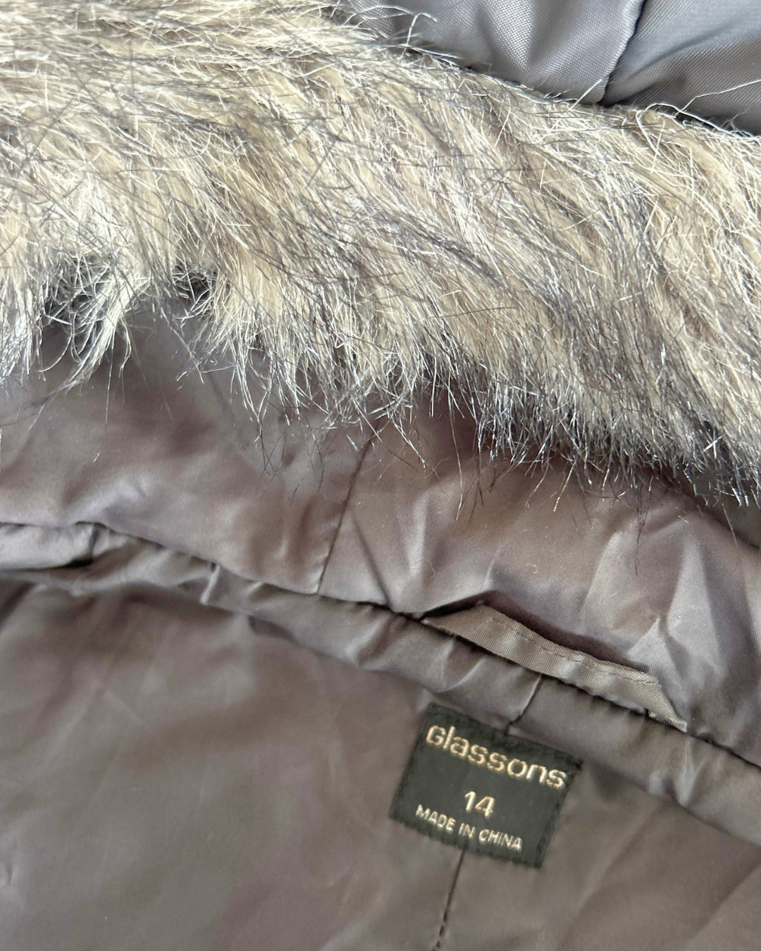 Vintage Glassons Faux Fur Jacket | 14 |