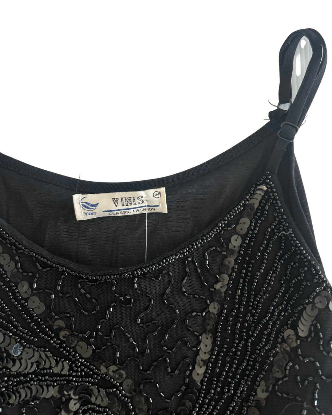 Vinis Beaded Sequin Cami | Size Small |