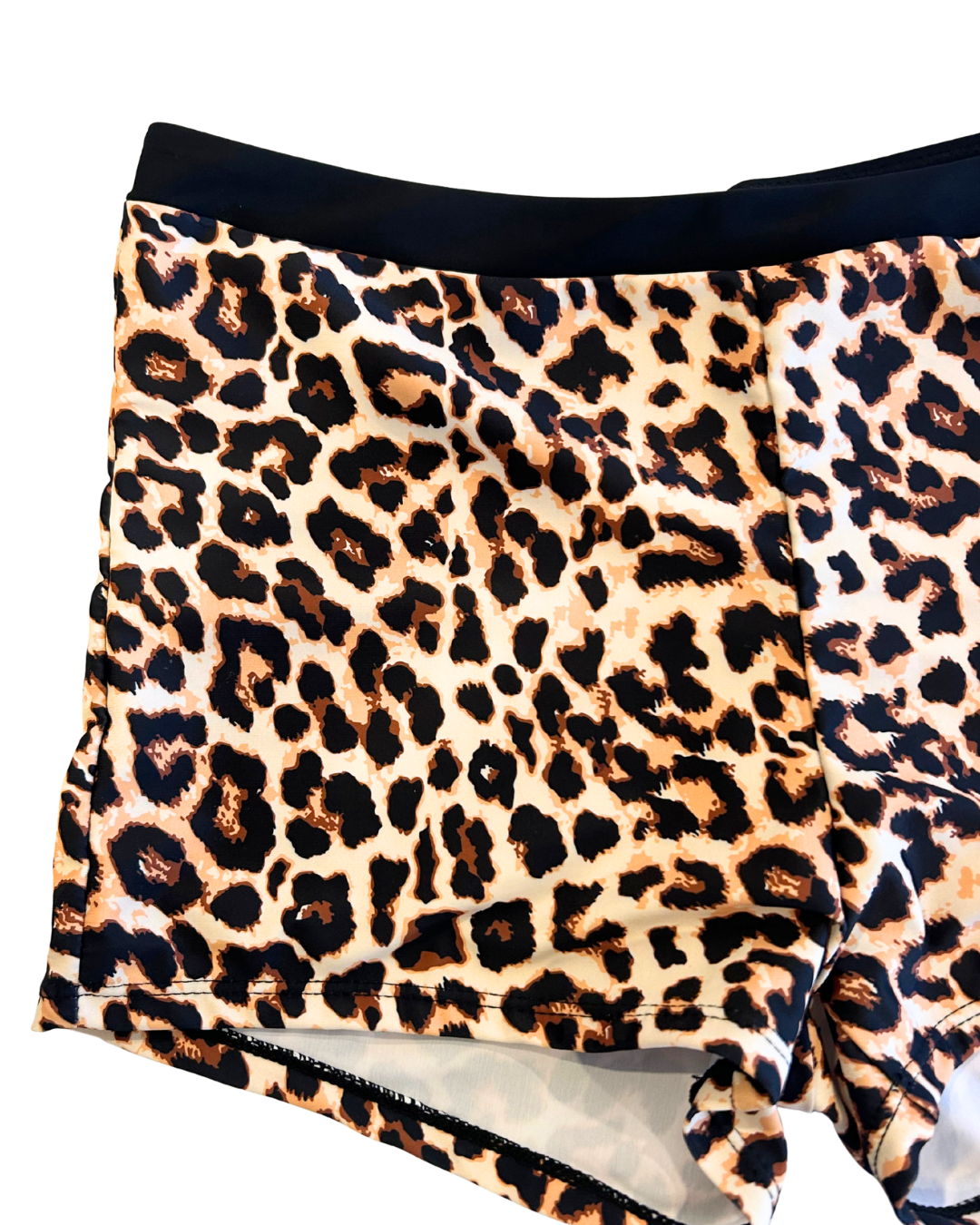 Leopard Festival Booty Shorts | Size L |