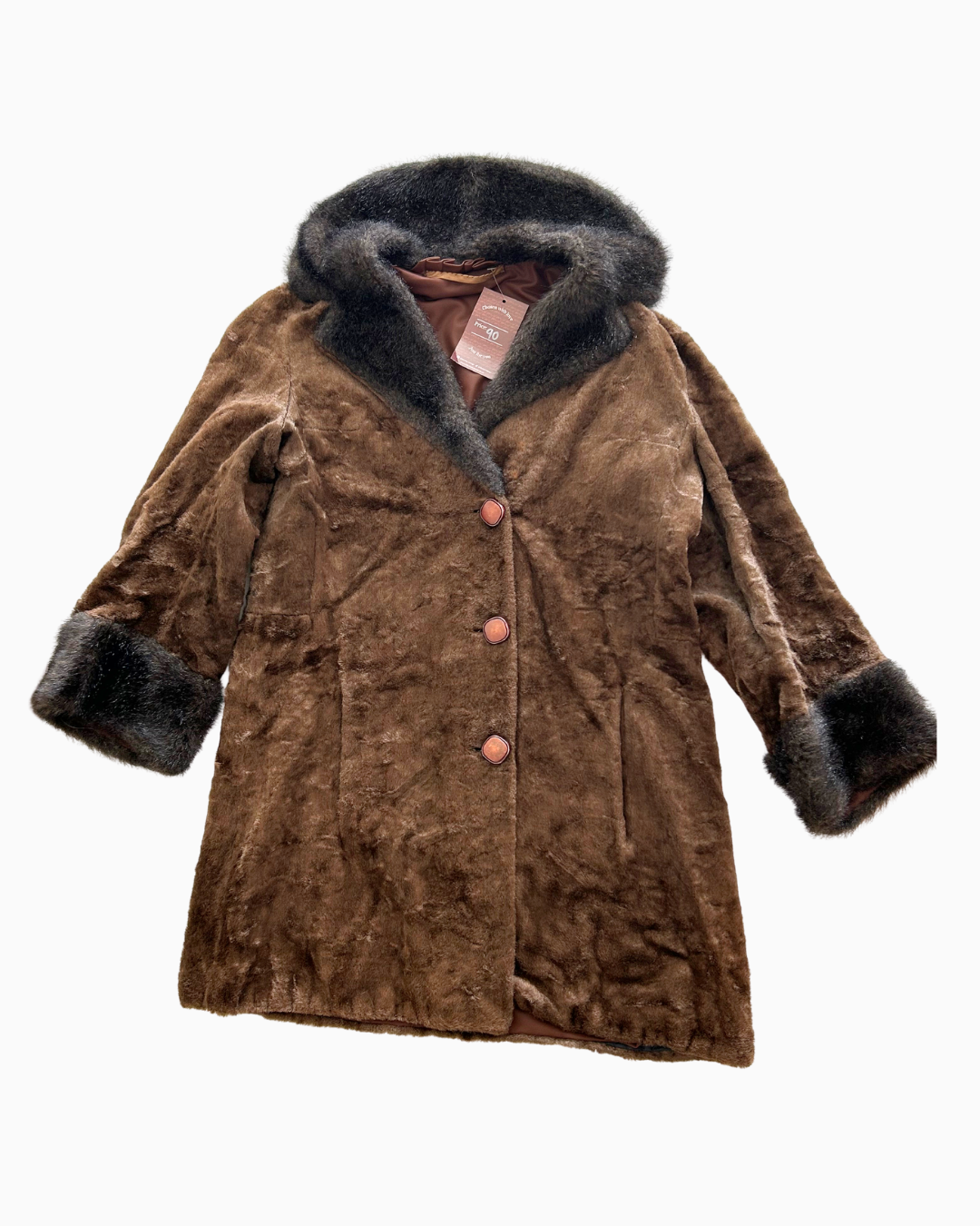 Faux Fur Penny Lane Coat | M |