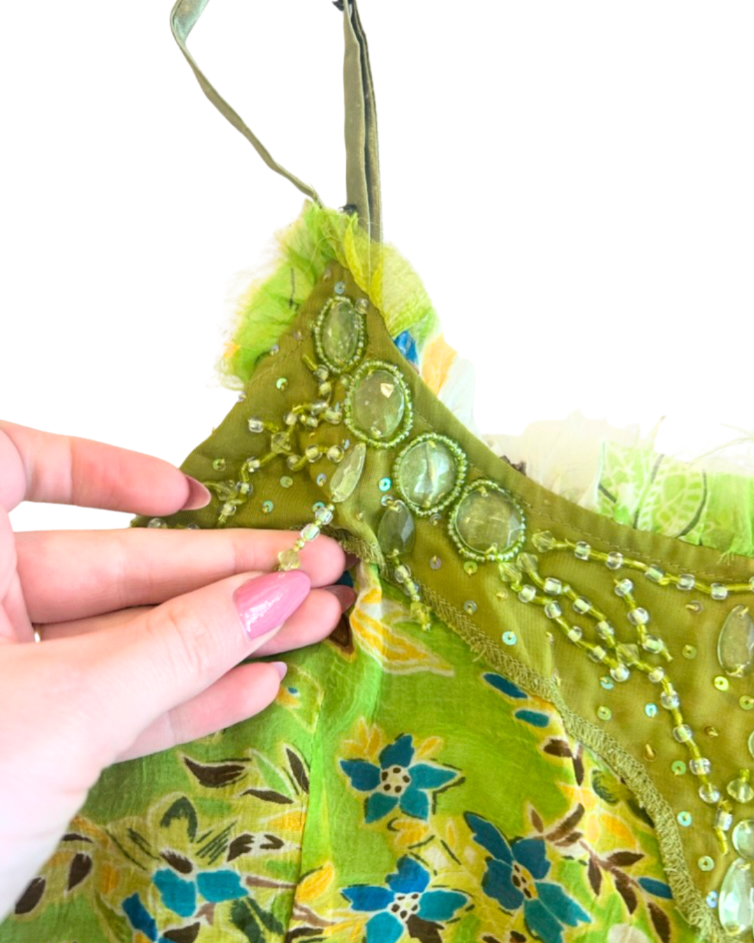 Silky Beaded Fairy Cami | L |