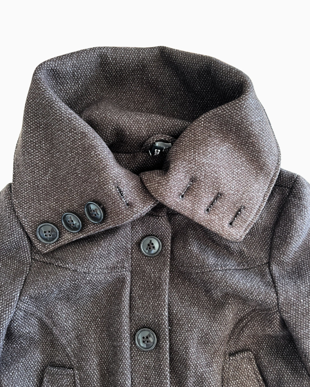 Brown Button Funnel Coat | 10 |