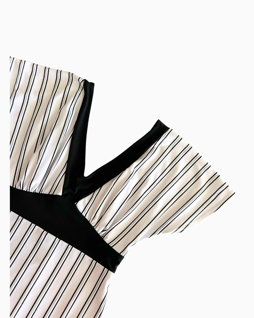 Stripe Vneck Top | S |