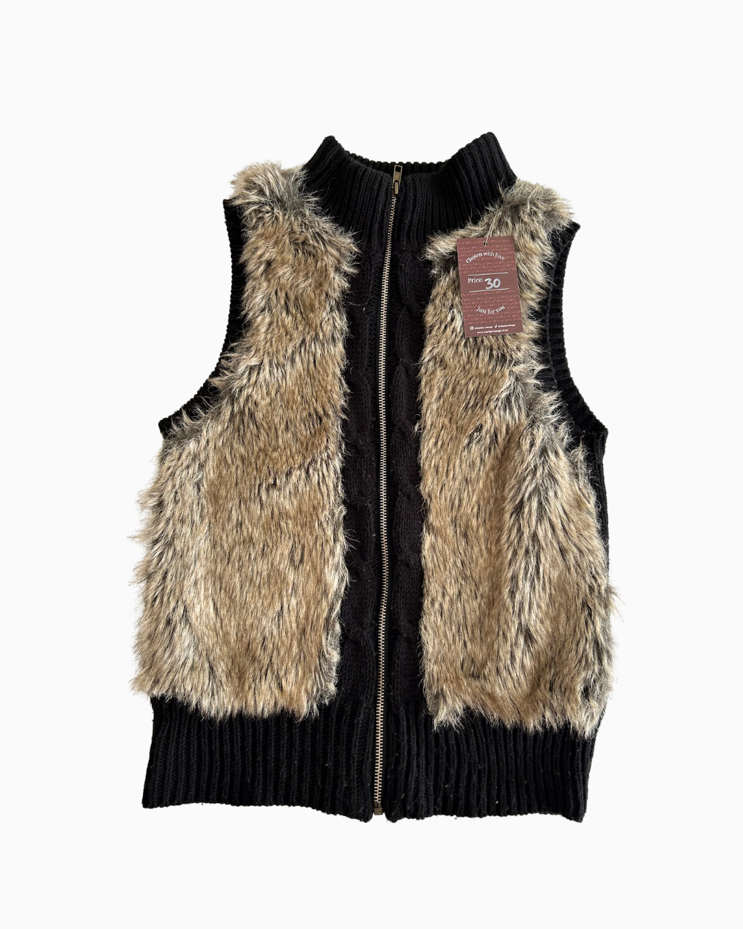 Faux Fur Vest | S - M |