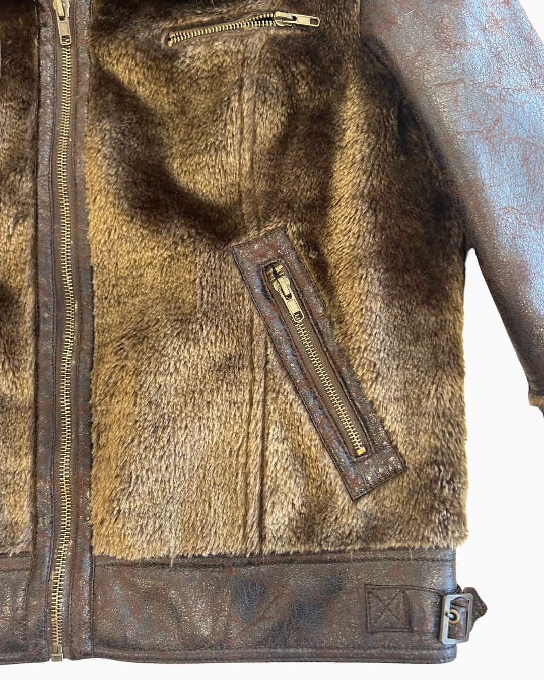 Vintage Glassons Faux Fur Jacket | L |