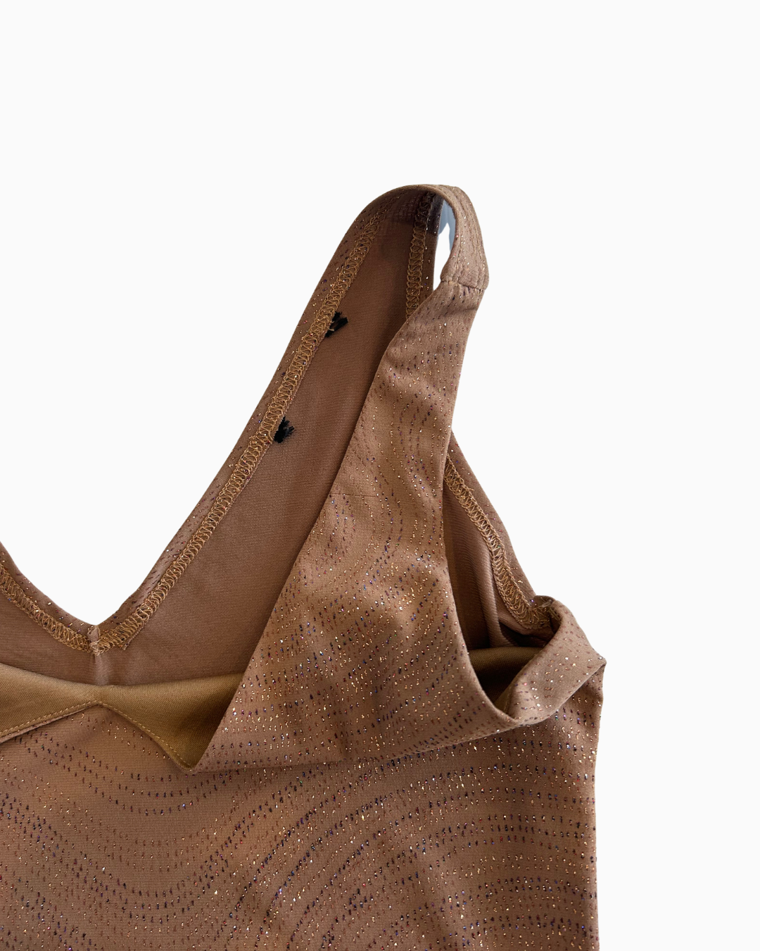 Brown Sparkly Tank | S |