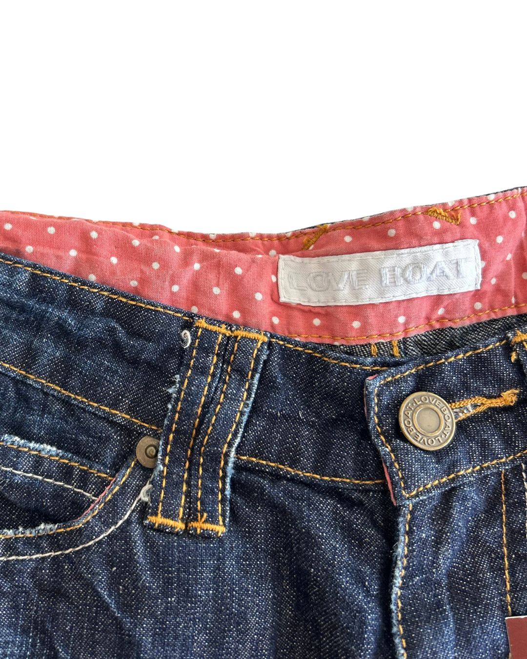 Love Boat Polka Dot Micro Mino Shorts | Size S |