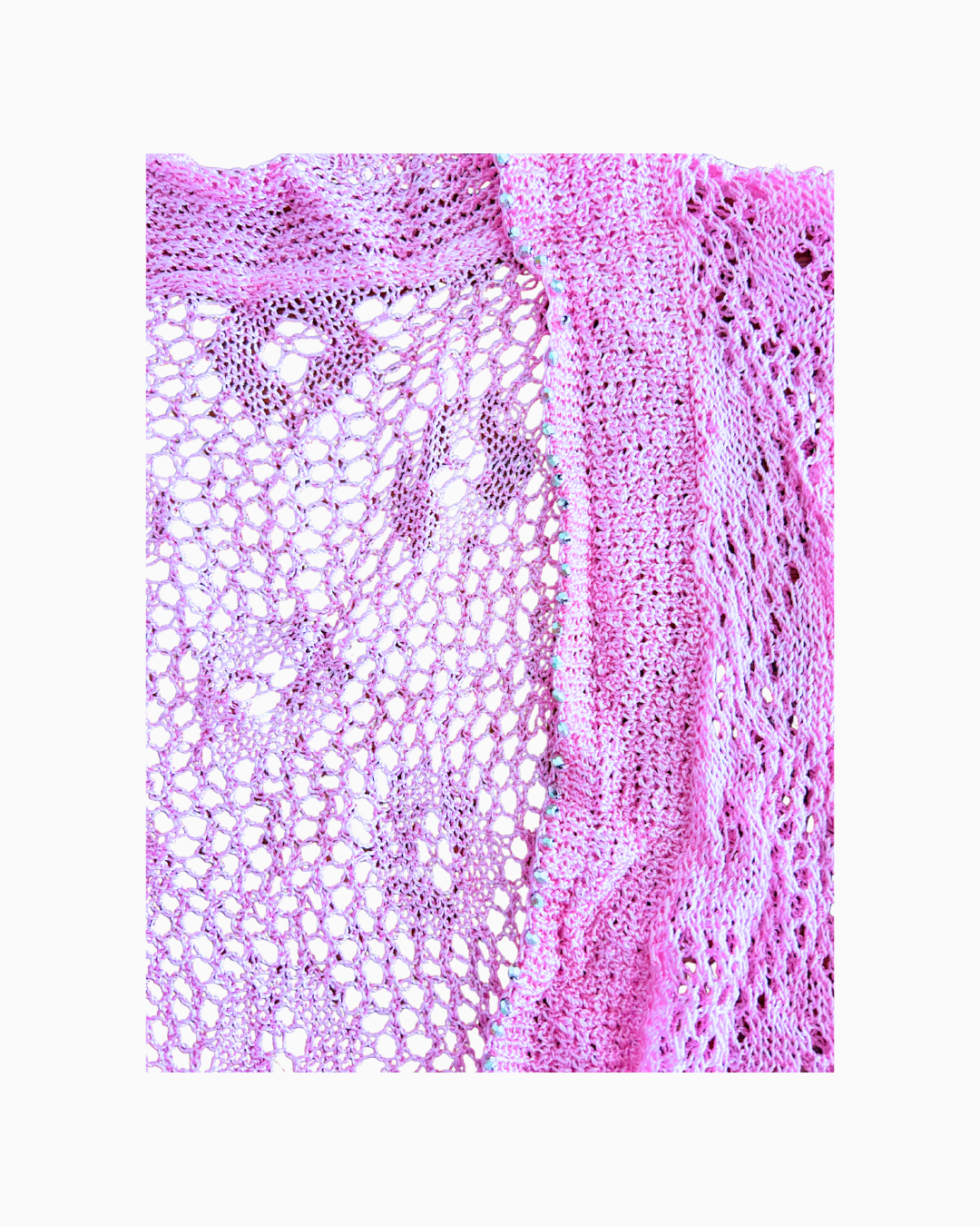 Mini Crochet Cardi - Pink
