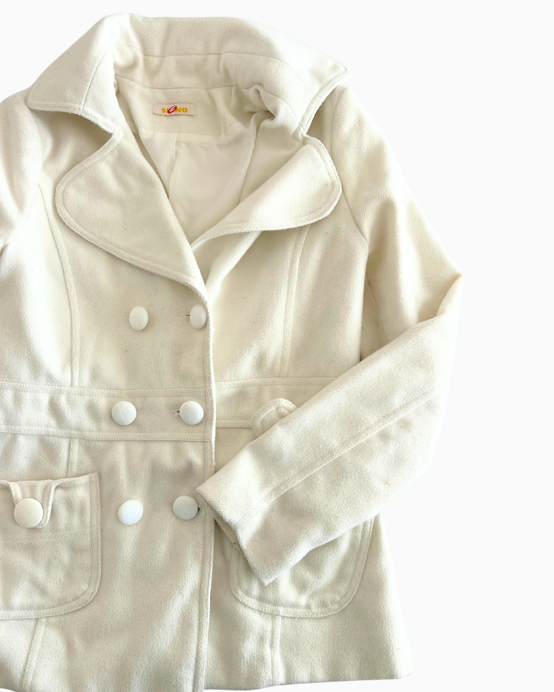 Cute Midi Pea Coat | S |