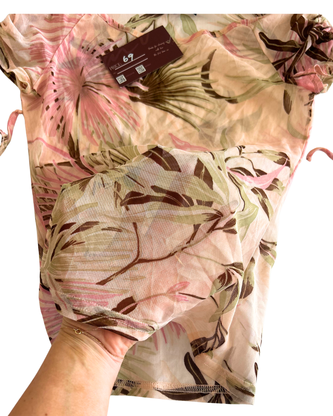 Morgan De Toi Mesh Tee | Size S |