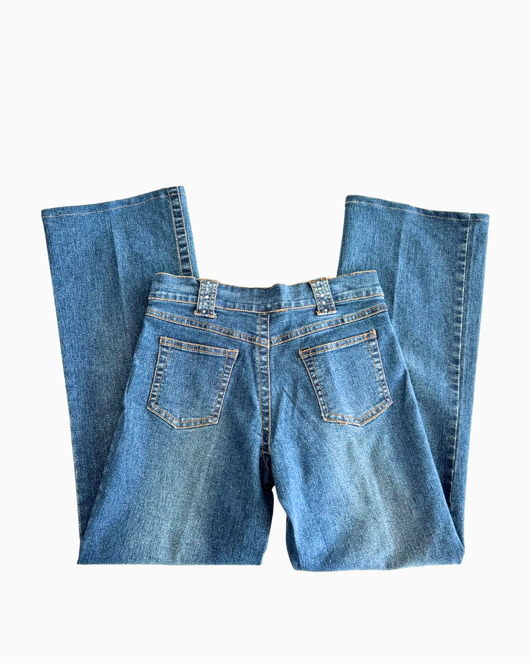 Vintage Studded Chain Reaction Jeans | XS |