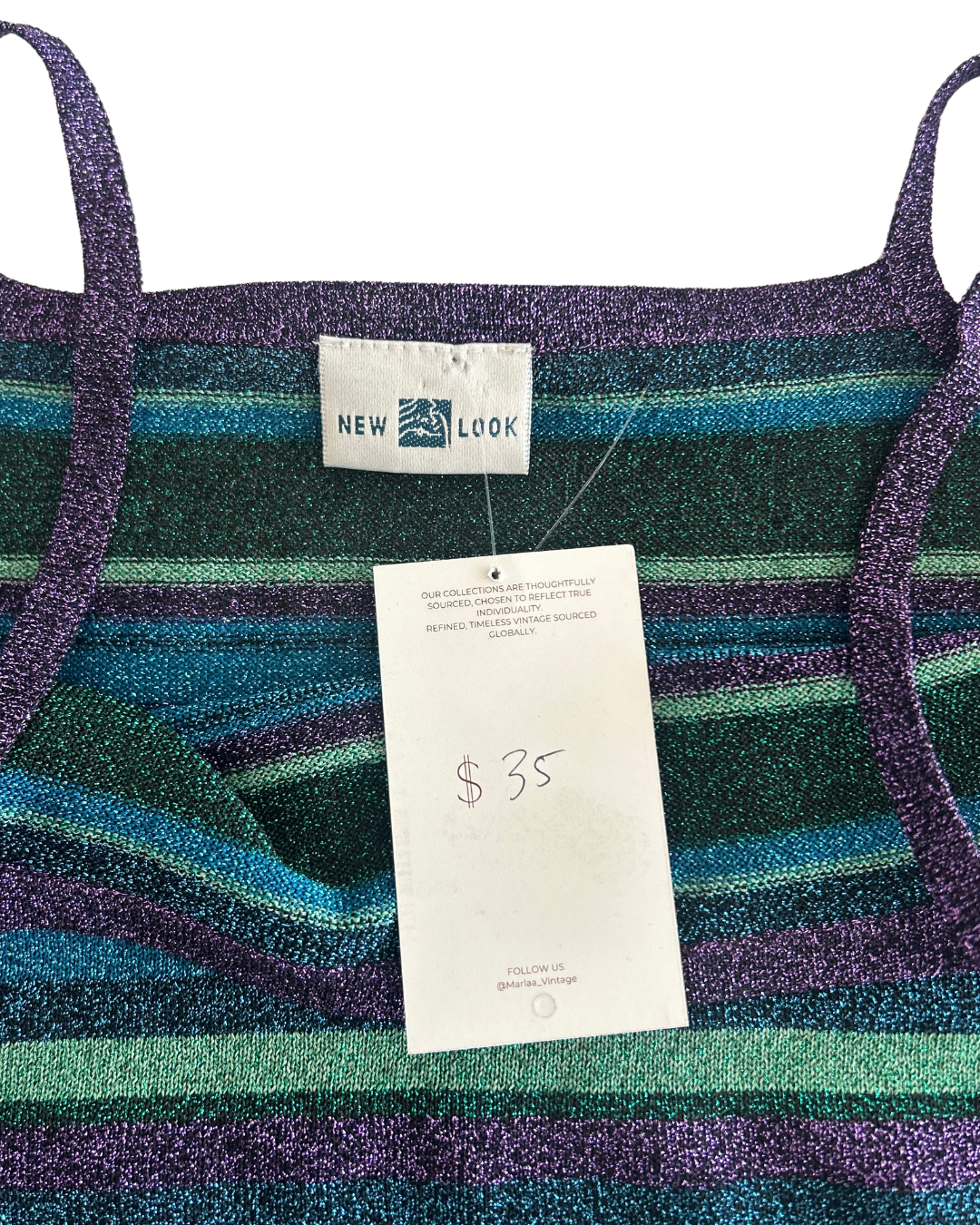 New Look Sparkly Tank | Size S |