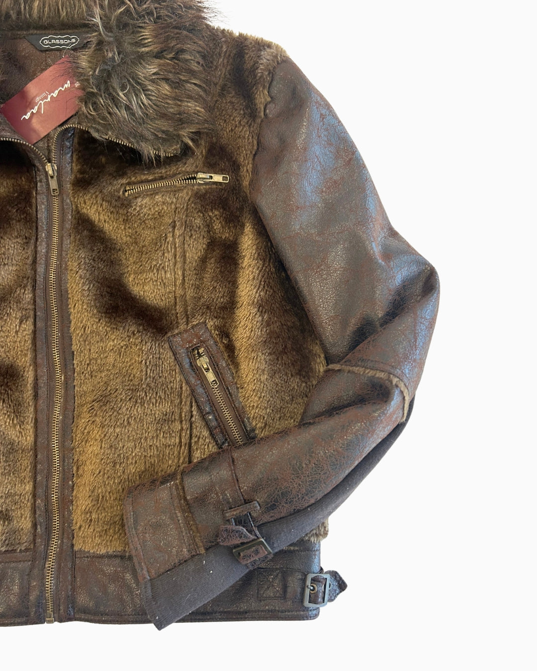 Vintage Glassons Faux Fur Jacket | L |