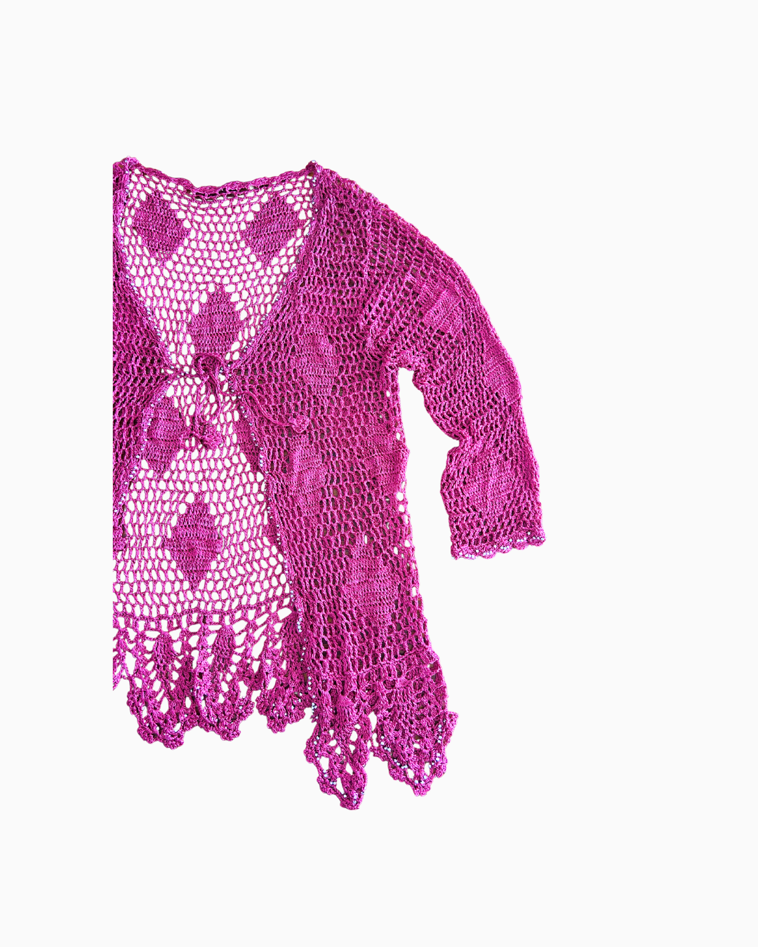 Crochet Longline Cardi