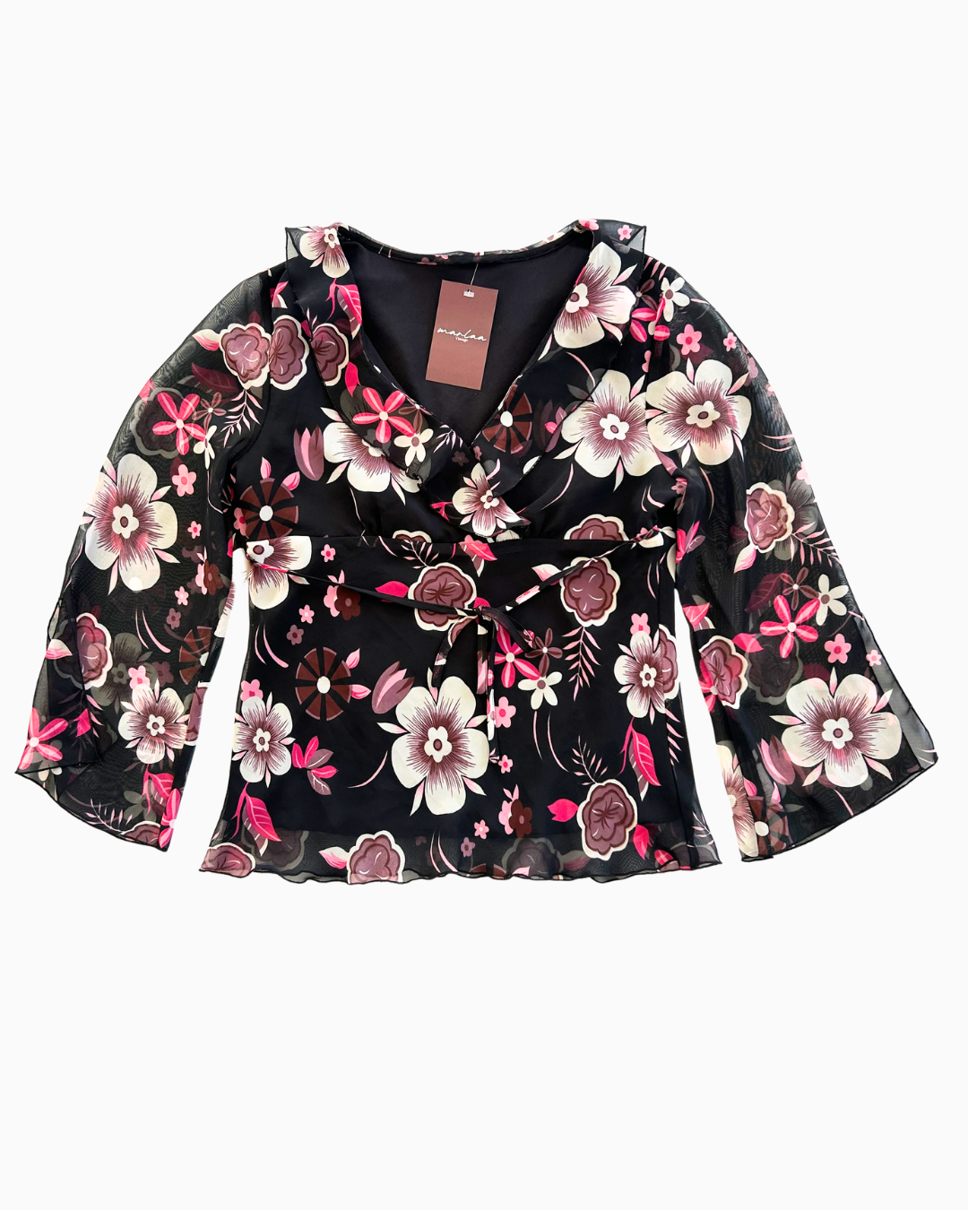Floral Bell Sleeve