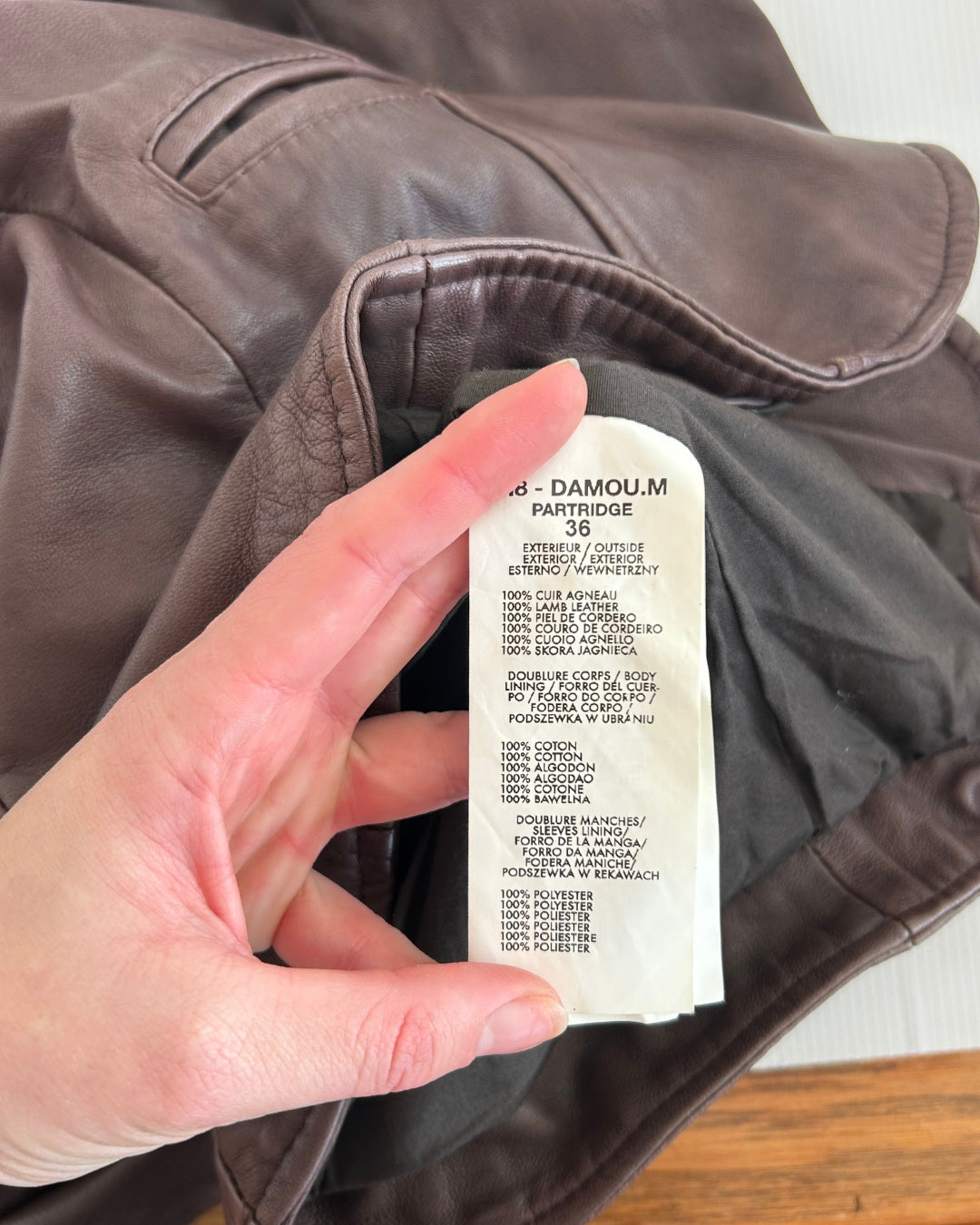 Vintage Morgan De Toi Leather Jacket | S |