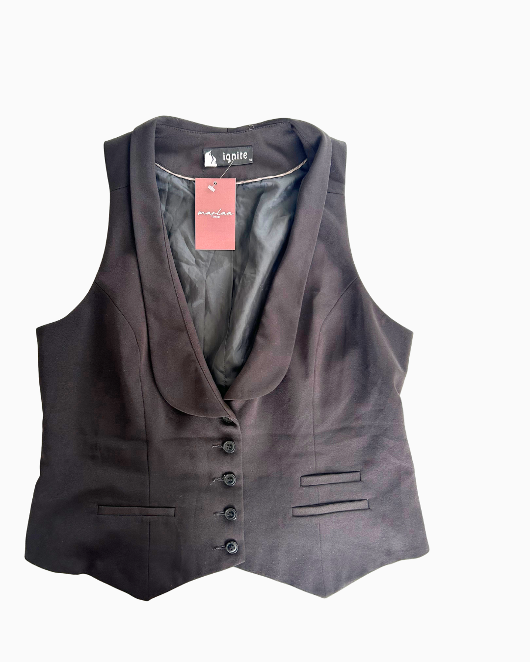 Ignite Vintage Button Vest | XL |