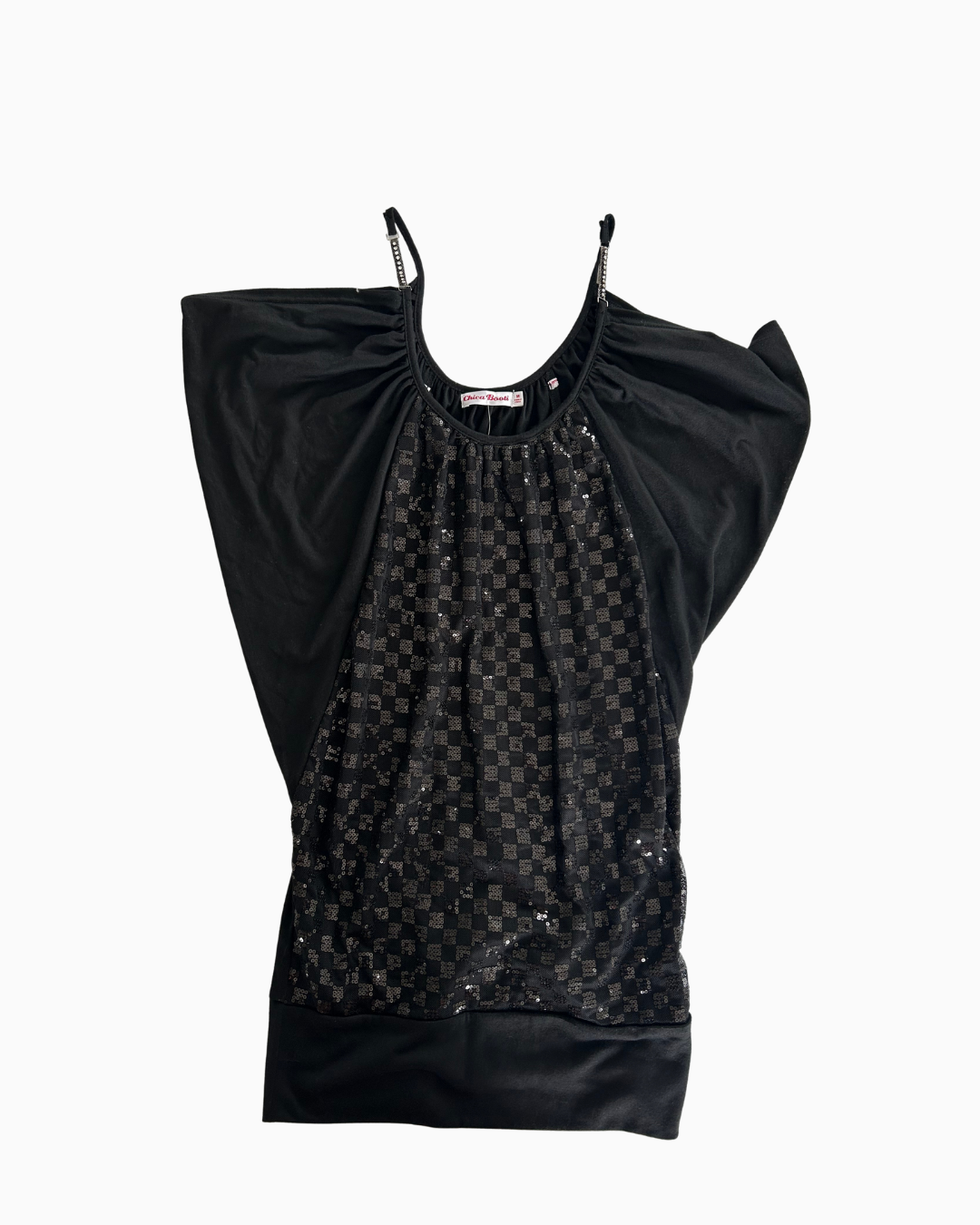 Sequin Drop Waist Top | M |