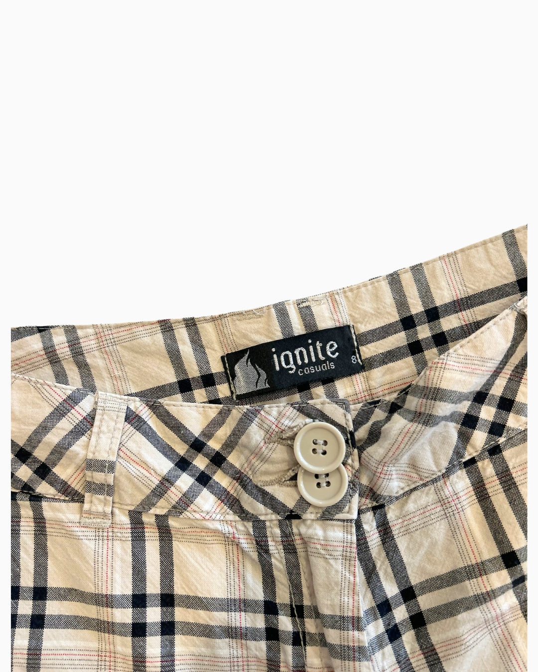 Vintage Plaid Shorts | 8 |