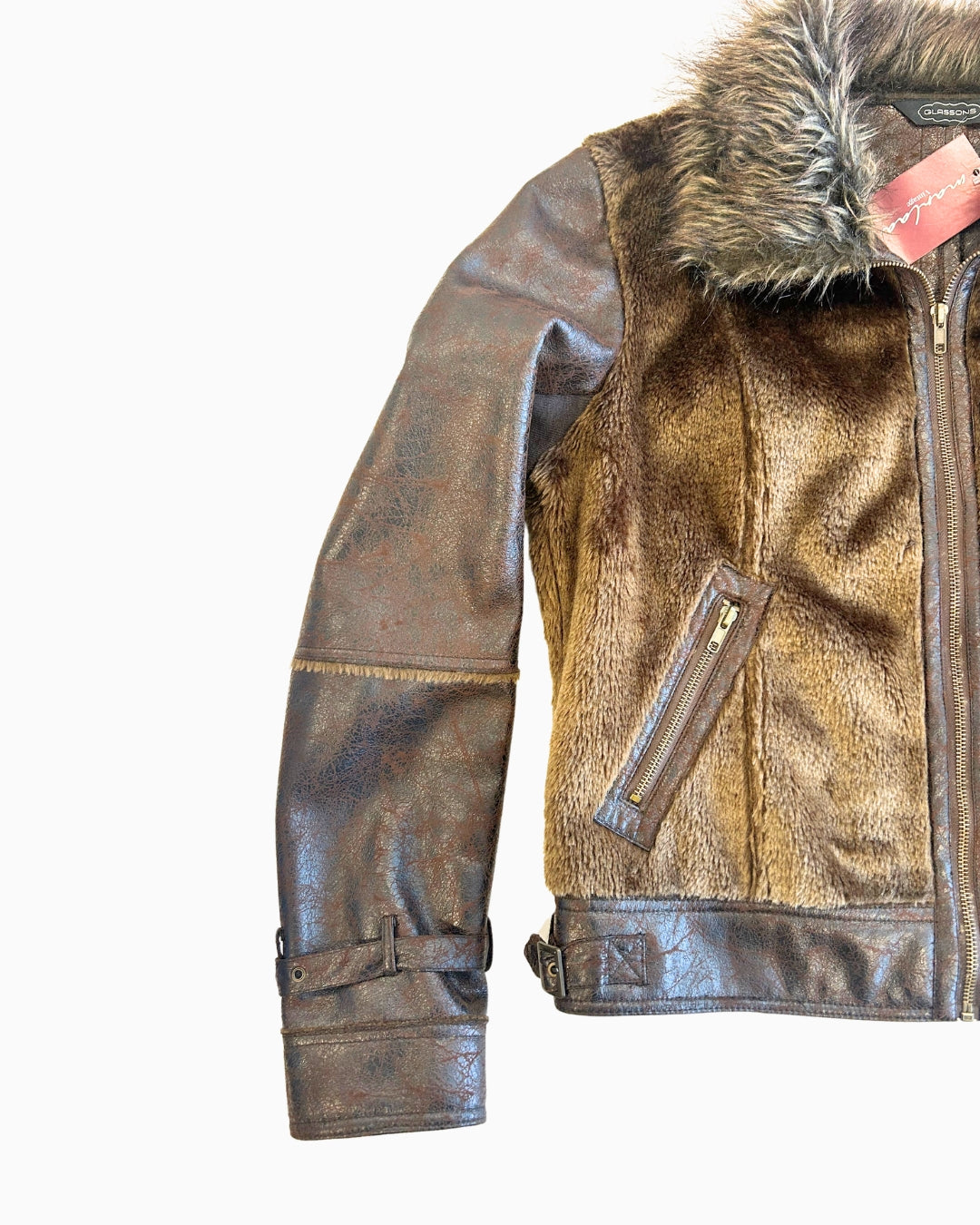 Vintage Glassons Faux Fur Jacket | L |