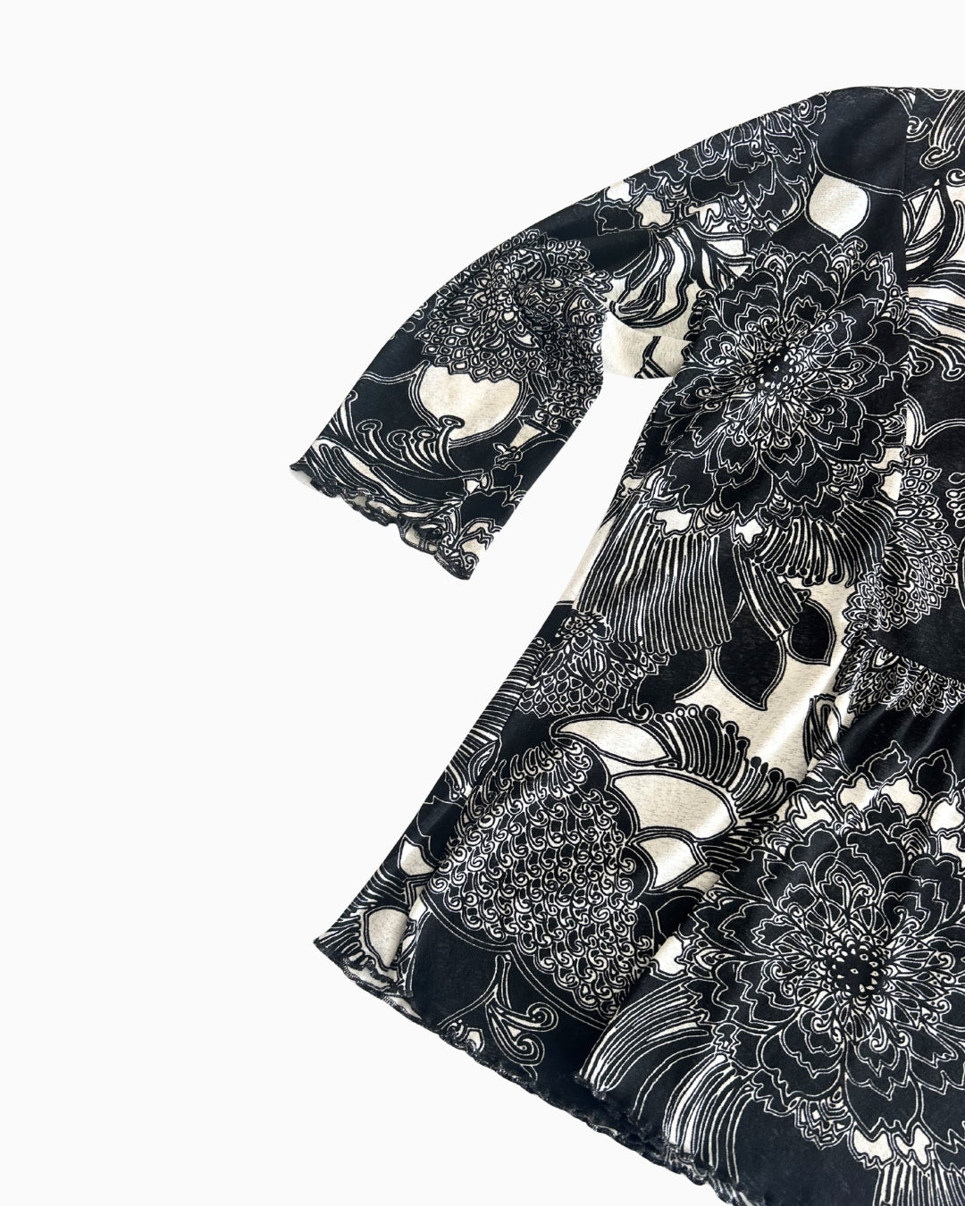 Floral Quarter Sleeve Top | 8 |