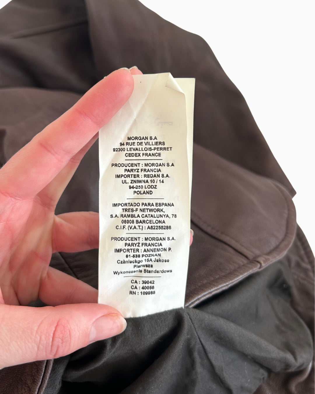 Vintage Morgan De Toi Leather Jacket | S |