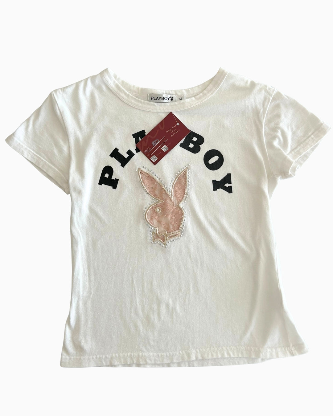 Lace Playboy Tee | M |