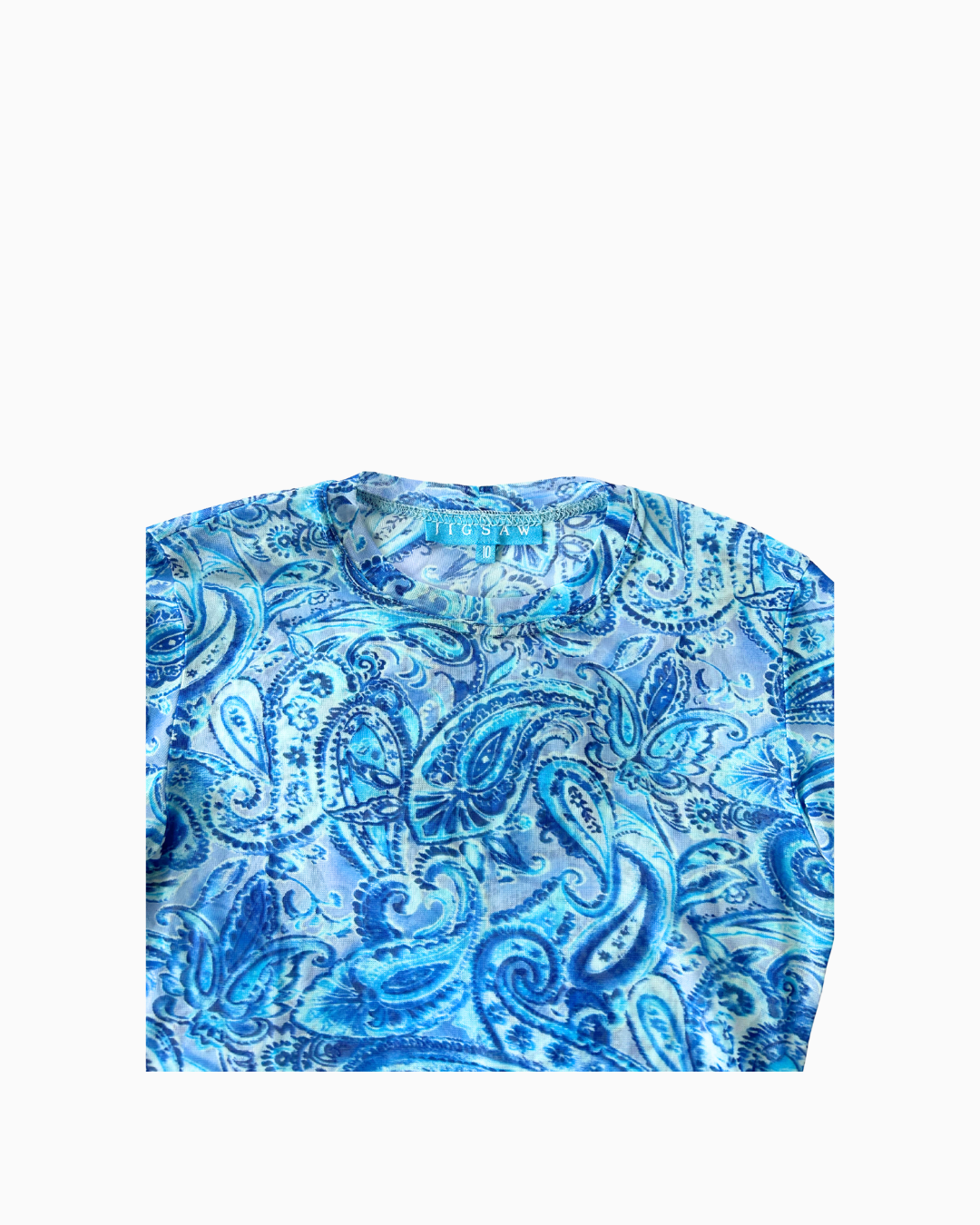 Mesh Long Sleeve Top | M | 1.0