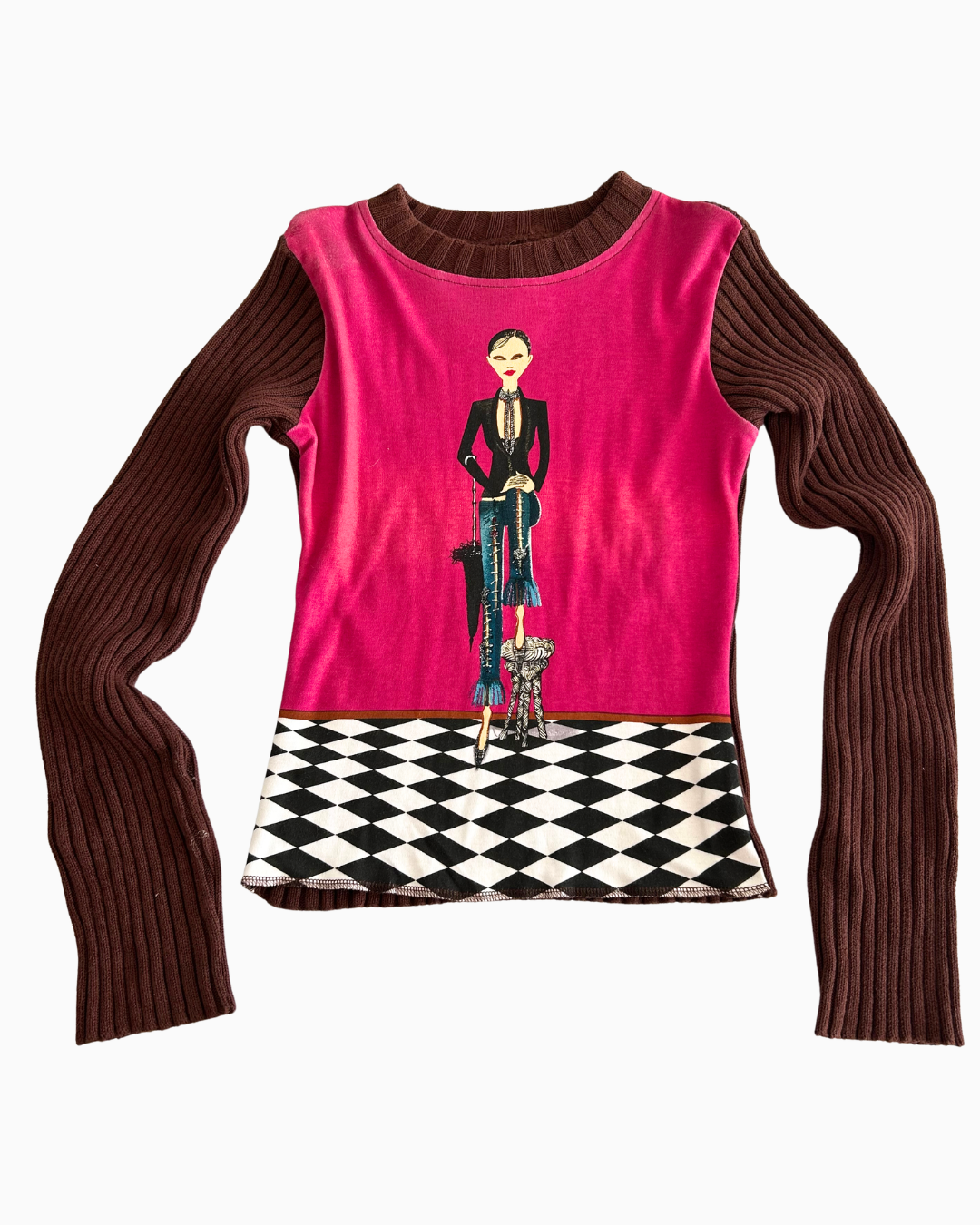 Vintage SaladGal Long Sleeve Knit | XS |