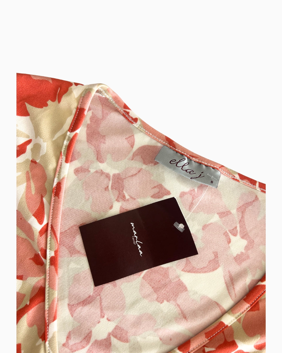 Floral Quarter Sleeve Top | S |